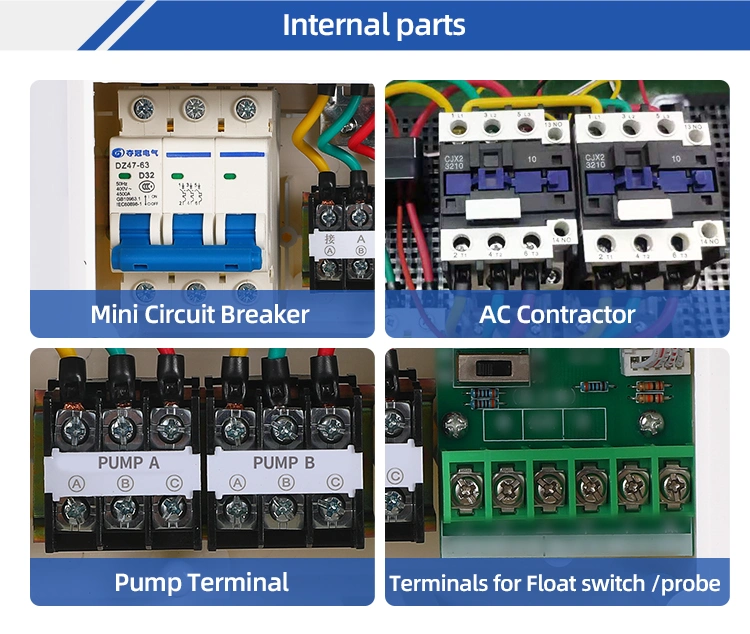 5.5HP Rainproof 3-Phase LCD Single Water Pump Pressure Control Panel