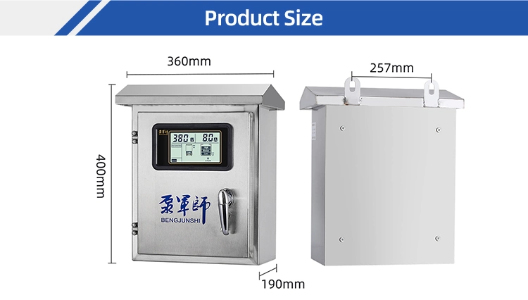 4kw Single Phase Sewage Pump Control Panel for Submerbile Pump