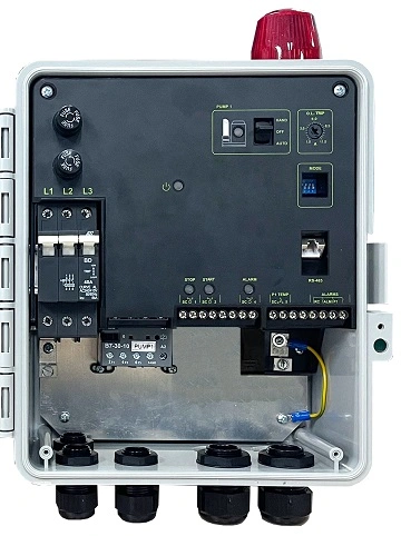 下水ポンプ制御用インテリジェントポンプコントローラ、三相単信、AC380V、完全ポンプ保護機能、高レベル警報、ウィークリーエクササイザ